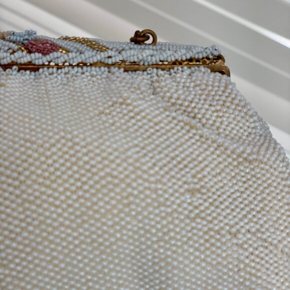 Vintage French Beaded Evening Purse H.B. Smith - Picture 5 of 8